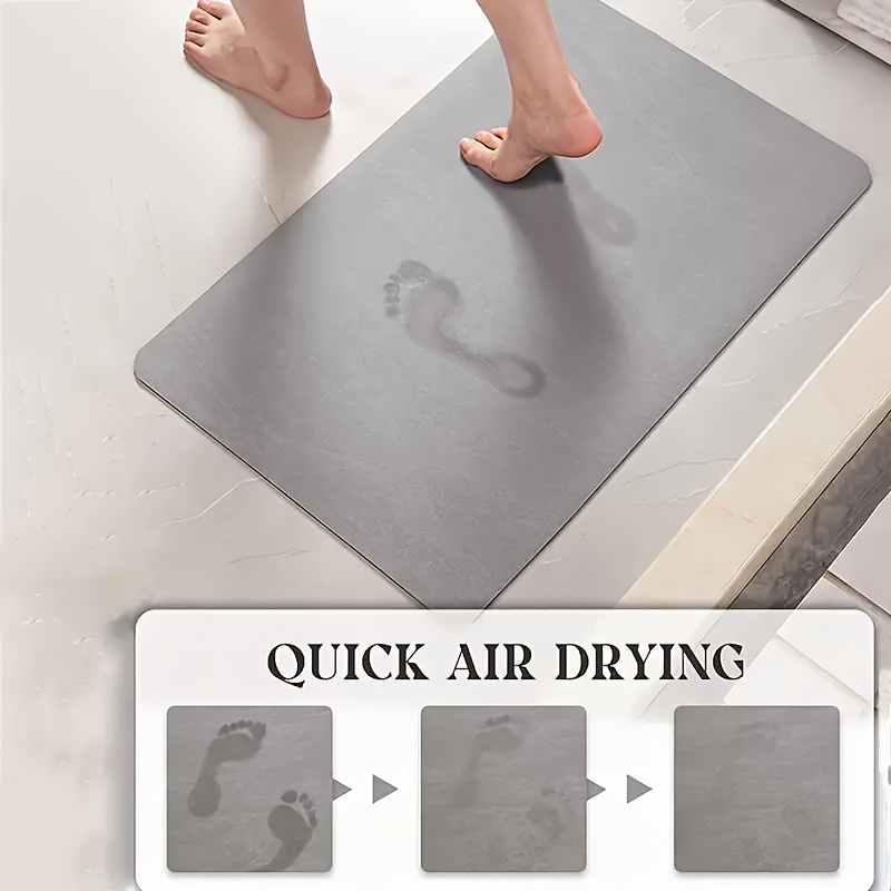 Square Diatomaceous Earth Bath - Bamboo Bath Mat review and price