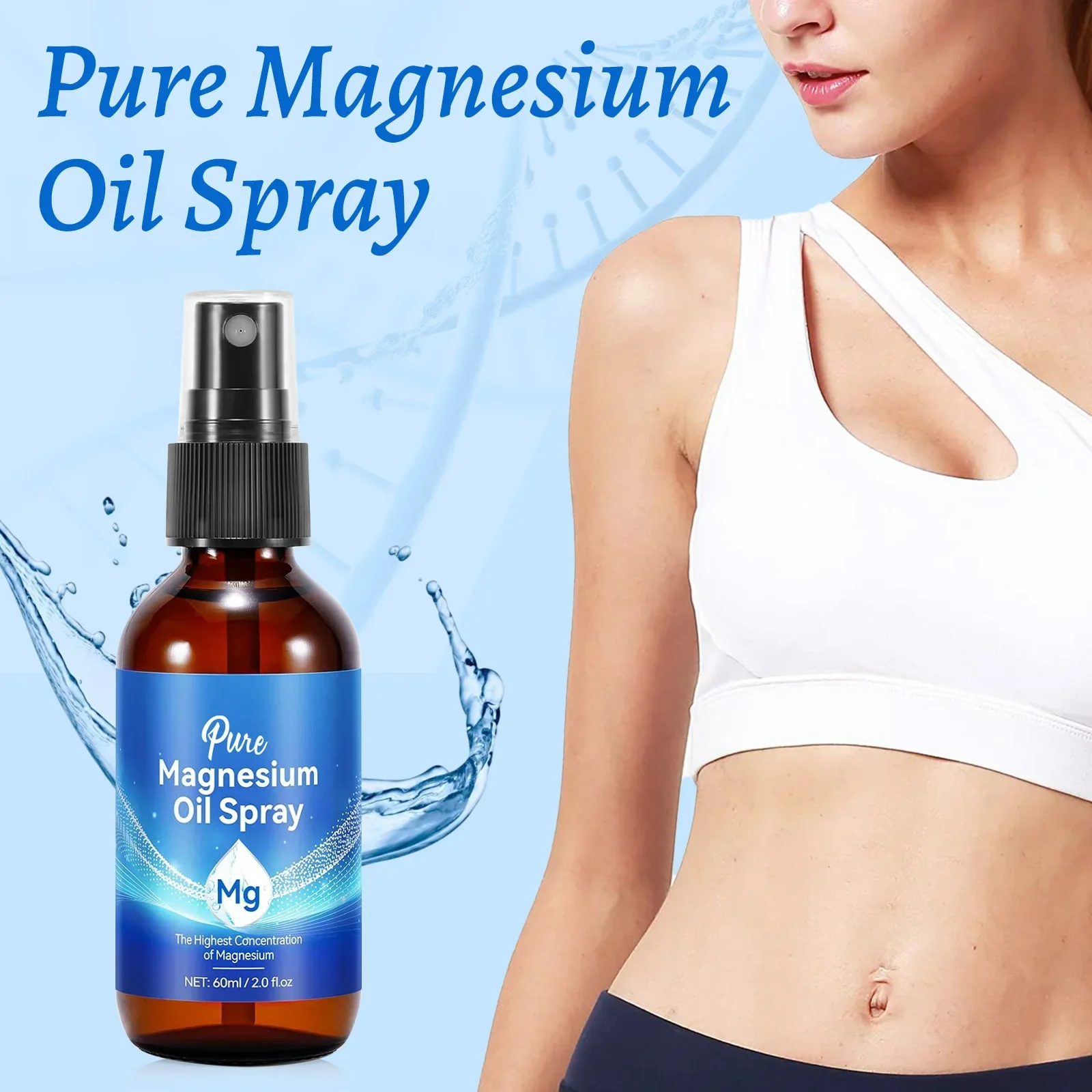 Magnesium Body Oil Spray 60ml  - Bath Salts Magnesium review and price